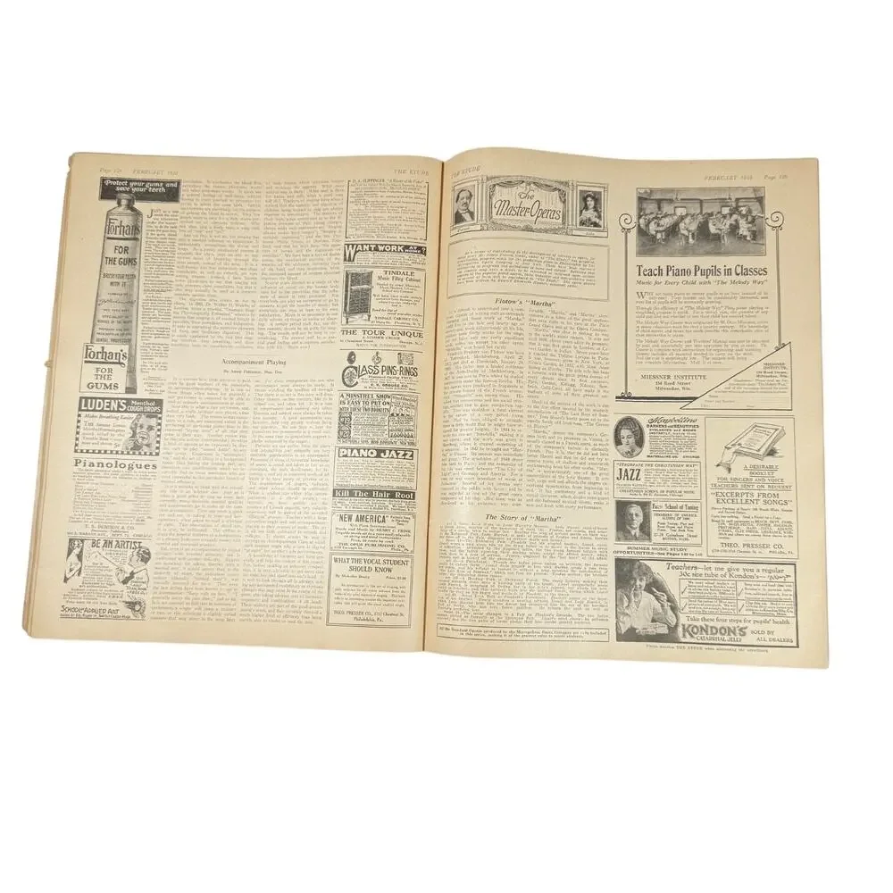 The Etude Music Magazine Feb 1925 - Giacomo Puccini Cover